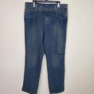 Boston Proper crop / capris high rise jeans size 8